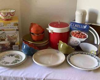 Corelle And Stoneware Lot