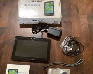 Ubislate 27Ci Tablet And LUMIX Camera