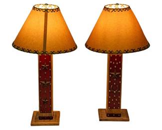 Pair of Ranch Style Lamps