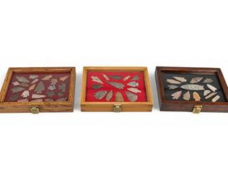 Framed Collections of 48 Samples of Tools