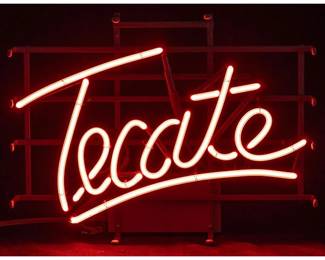 Tecate Beer Neon Sign