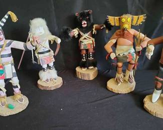  032 Quintet of Kachina Dolls