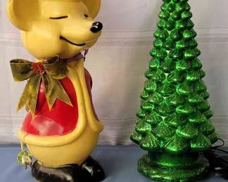  036 Vintage Mouse Christmas Tree