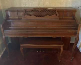  038 Kohler Campbell Piano  Storage Bench