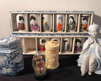 Asian Porcelain Figurine More