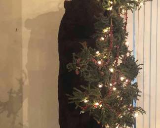 Bear In Christmas Tree