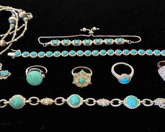 Beautiful Turquoise Colored Jewelry 