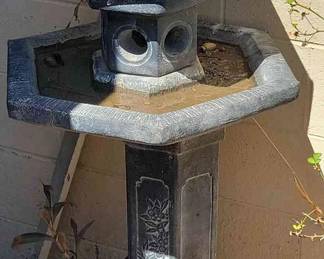 Cement Pagoda Fountain