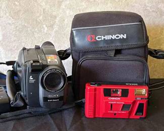 Chinon Film Camera Sony Video Camera Recorder 