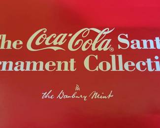 CocaCola Santa Ornament Collection 