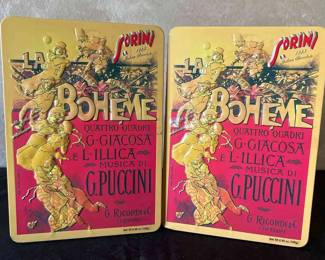 La Boheme Sorini Italian Chocolate Tins