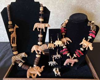 Lets Go On Safari Wood Jewelry Collection