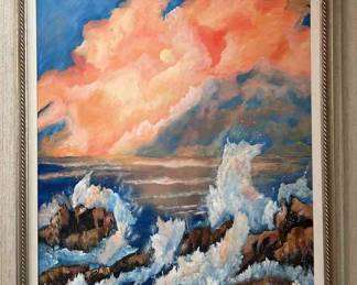 Paula Wager Oil Painting Energetic Glow