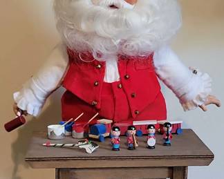 Santa At His Workbench 