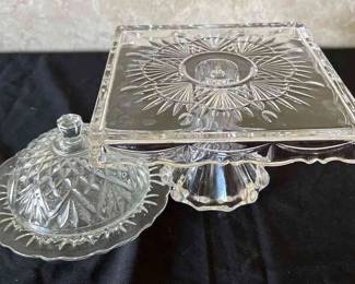 Shannon Crystal Cake Stand More