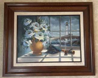 Signed Nautical Themed Painting 