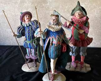 Trio Of Duncan Royale Collectors Edition Figurines 