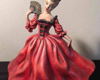 Vintage Lady With Fan