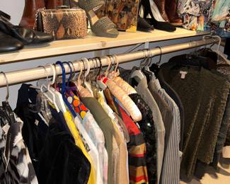 Stylish women’s clothes and shoes