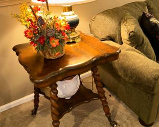 Antique claw foot table