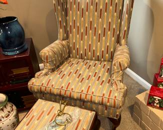 Wing back chair