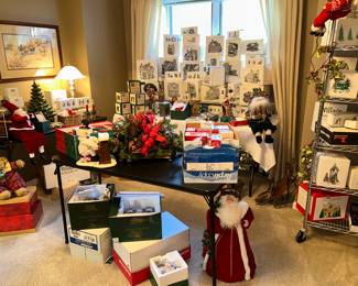 A room FULL OF CHRISTMAS  (Dept. 56, Hallmark)