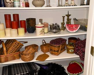 Lots of Longaberger Baskets
