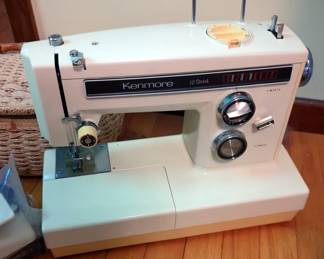 Kenmore 12 Stitch Electric Sewing Machine, Model 13520, Includes Foot Pedal And Accessories