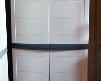 WorkForce Polyvinyl 2 Door Storage Cabinet, 70" x 30" x 18"