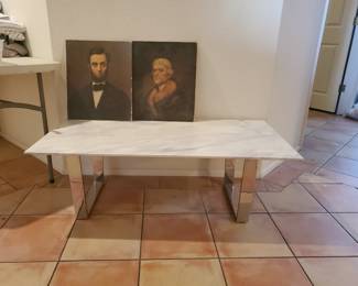 Marble top table 