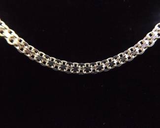 NEW .925 Sterling Silver Long Thicker Unique Chain Link Necklace
