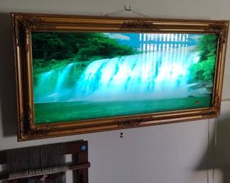 Lighted and sound waterfall wall piece
80.00