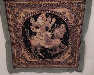 Pair of embroidered art 100.00