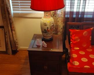 Pair of lamps 200.00
Pair of end tables 150.00