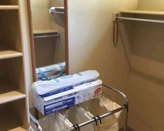 Laundry Basket Heavy Duty, Mirror, Clearwave 