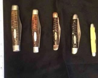 Lot Of Six Vintage Case Pocket Knives