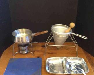 Vintage Fondue Set And More