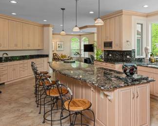 Buy individually or the set of 6 SWIVEL metal and wood stools. Dimensions: Seat height: 24.5". Back height: 39" 