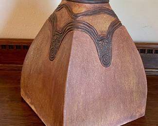 Landscape Pottery Vase By Darlis Lamb