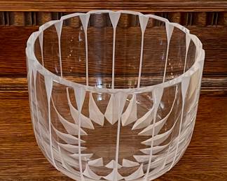 Cut Crystal Vintage Serving Bowl