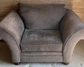 Vintage Prime Sage Material Material Arm Chair