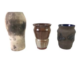 Collection Of Signed Studio Pottery Vases