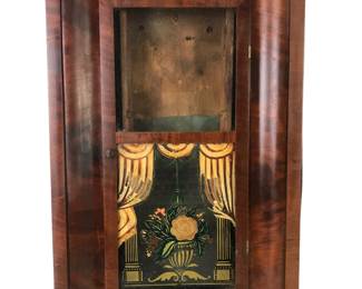 Antique Ogee Clock Case, Circa 1830