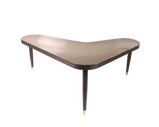 Mid-Century Modern Laminated Boomerang Cocktail Table