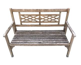 Solid Wood Folding Garden Bench