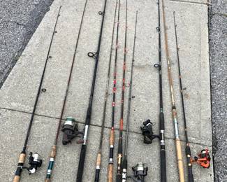 Fresh Water & Salt Water Fishing Poles & Reels