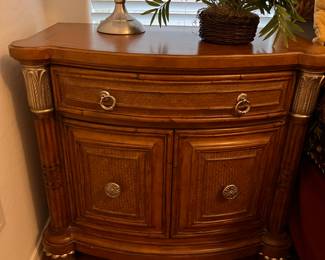 Tommy Bahama design nite stand
With lamp.    There are two matching stands
