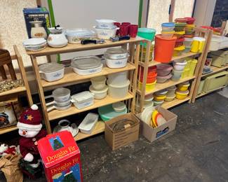 corning ware and tupperware