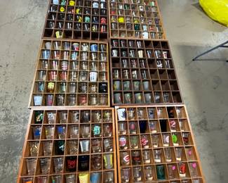 vintage shot glass collection 