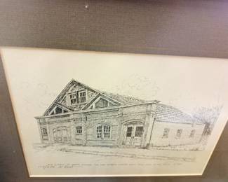 Much, much St. Joseph collectibles.  Al Kost framed and numbered prints. "Pony Express Stables" 164/250